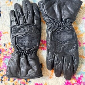 Harley-Davidson Black Leather Gloves Women’s